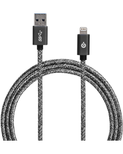 Bigben Câble Noir Lightning vers USB 