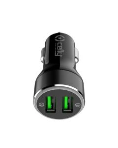 Celly Adaptateur Chargeur Auto USB 2A 