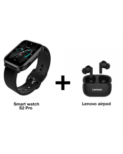 Lenovo Smart Watch S2 + HT05 سماعات بلوتوث لاسلكية