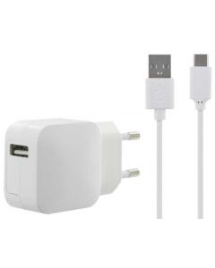 BIGBEN Chargeur Sect 2,4A USB A/C blanc 